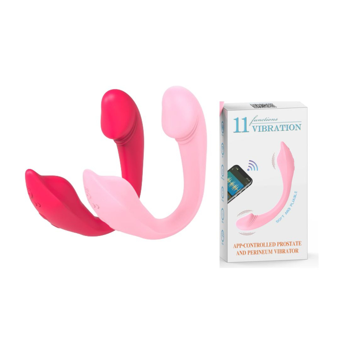 Vibrador Para Casal Flexível 11 Modos De Vibração Controle Via Aplicativo