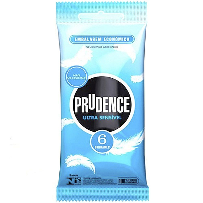 Preservativo Ultra Sensível 6 Unidades Prudence