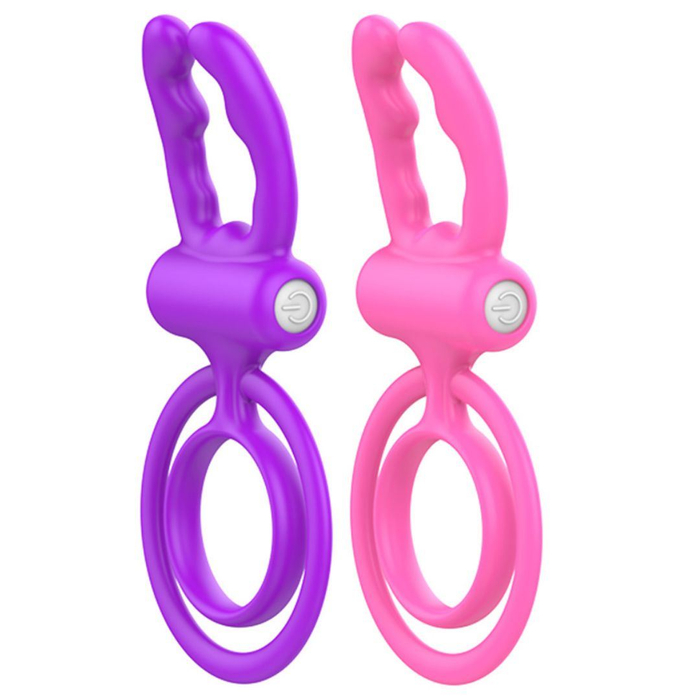 Anel Peniano Com Vibrador E Argola Vibe Ring