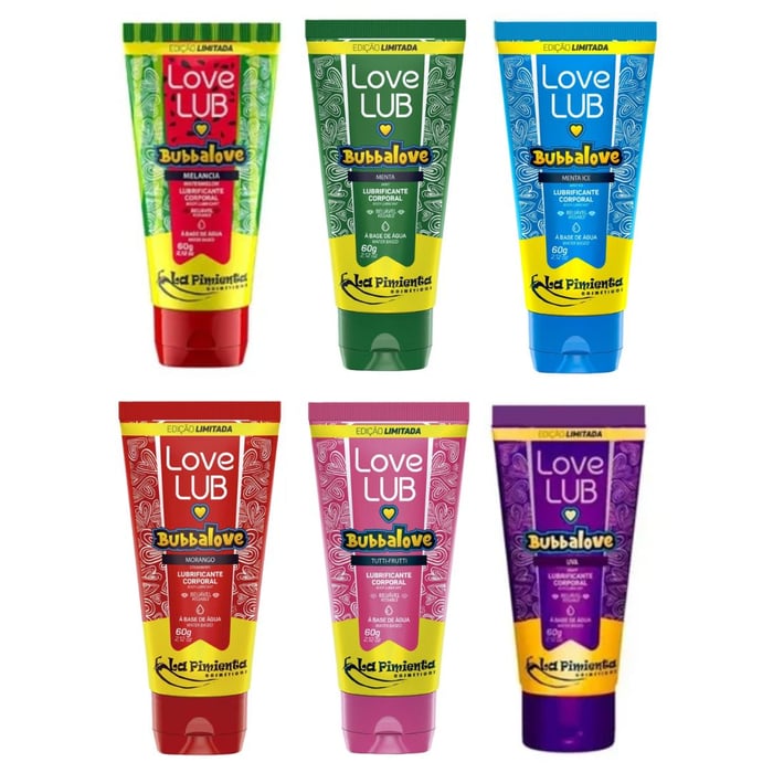 Love Lub Bubbalove Lubrificante Beijável 60g La Pimienta