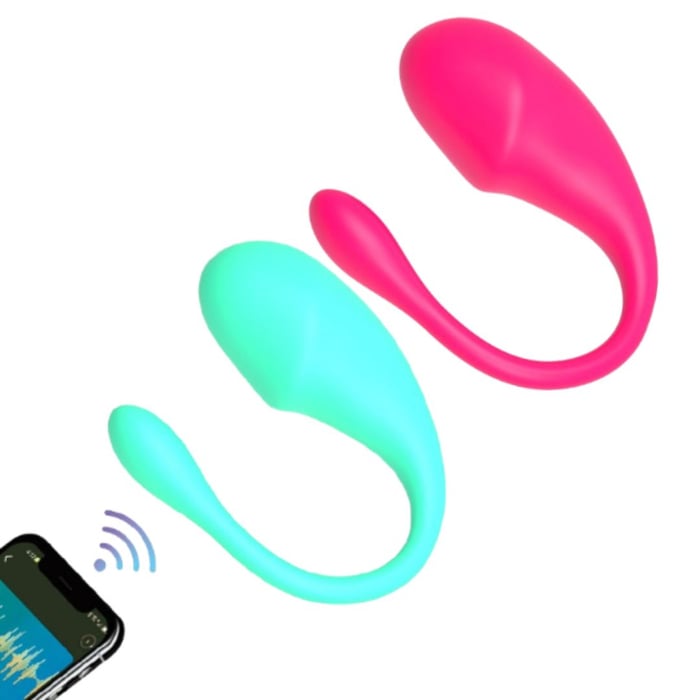 Vibrador De Casal Pliable 10 Modos De Vibração App Controll