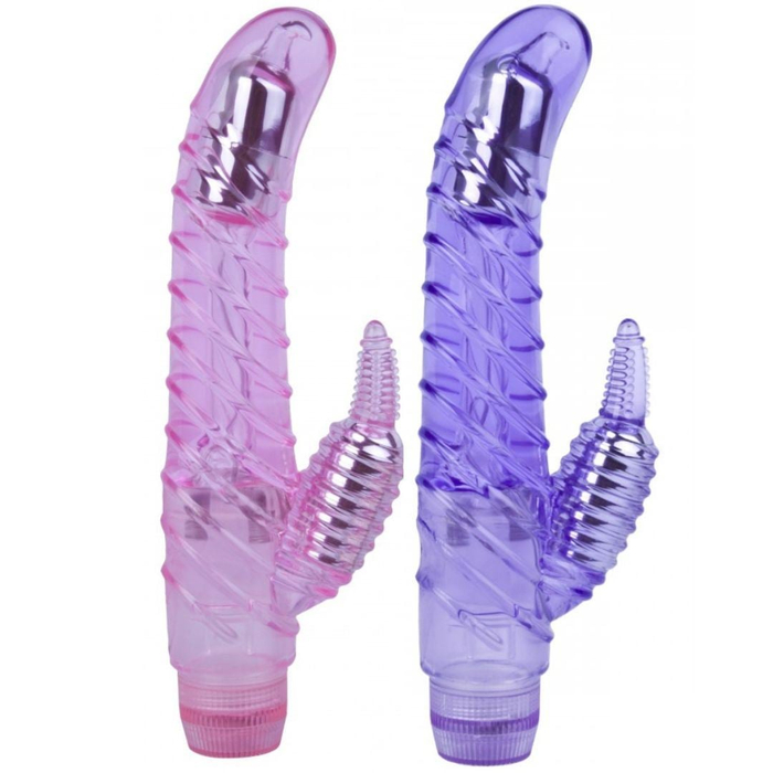 Vibrador Ponto G Dual Cristal Vibração Multivelocidade Aphrodisia