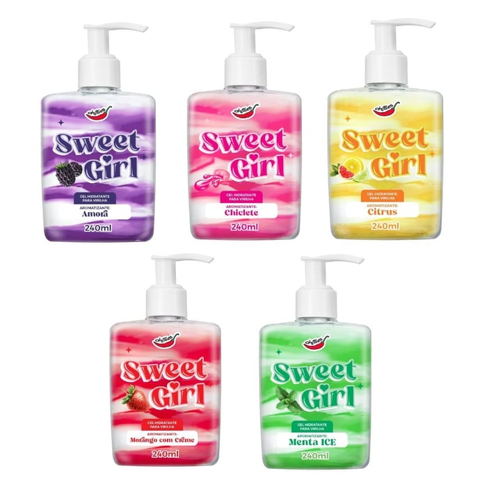 Sweet Girl Gel Hidratante Para Virilha 240ml Chillies