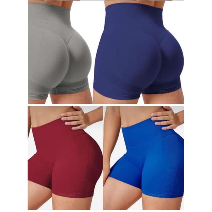 Short Fitness Empina Bumbum Com Cintura Alta