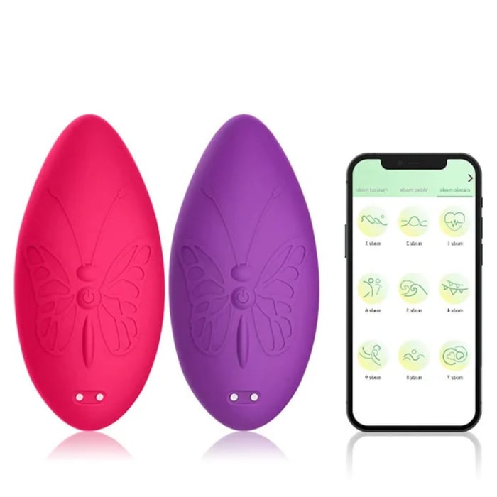 Vibrador De Calcinha Butterfly 9 Modos De Vibração App Controll