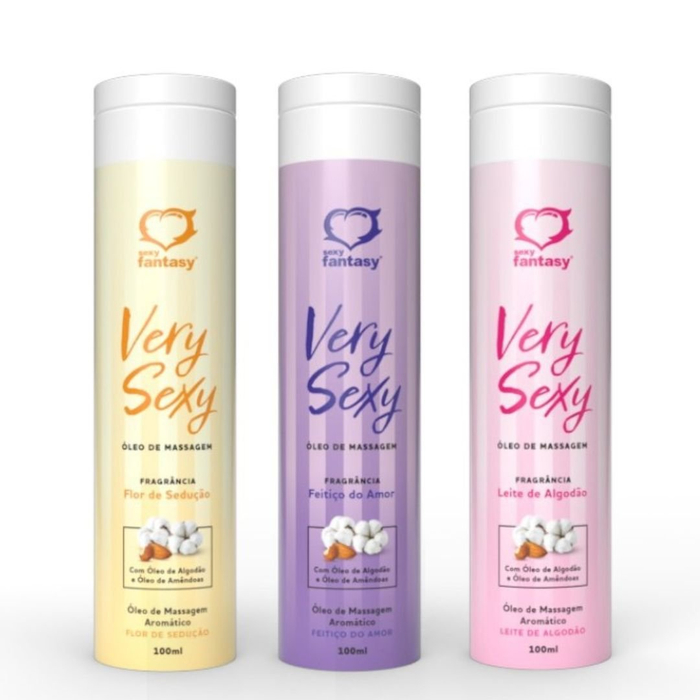 Very Sexy óleo De Massagem Corporal 100ml Sexy Fantasy