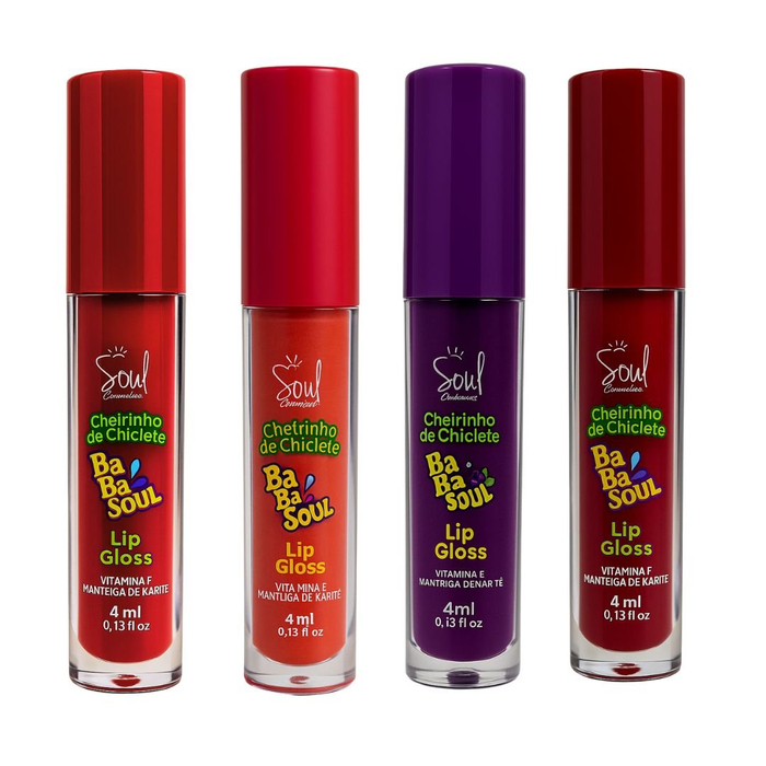 Lip Gloss Babasoul 4ml Soul Cosméticos
