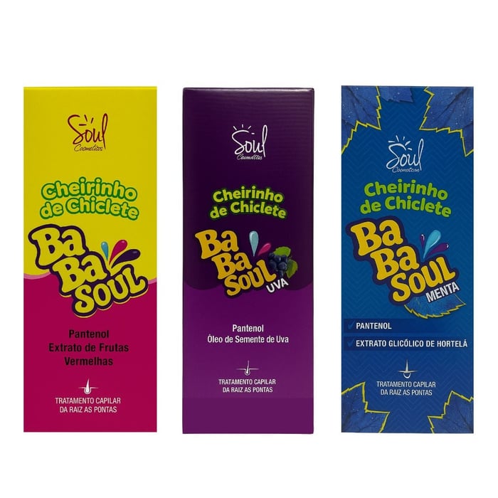 Kit Capilar Babasoul Com 3 Itens Soul Cosméticos