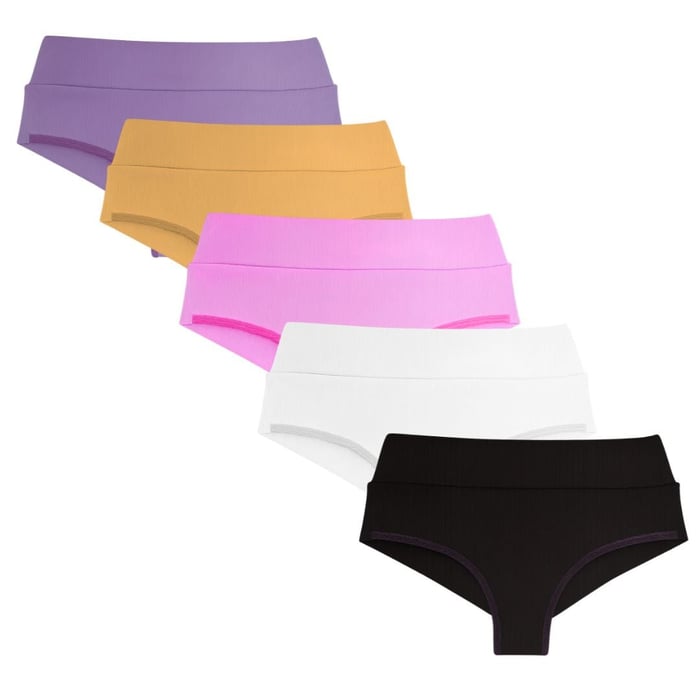 Calcinha Fio Duplo Clássica Tecido Canelado Concept Lingerie