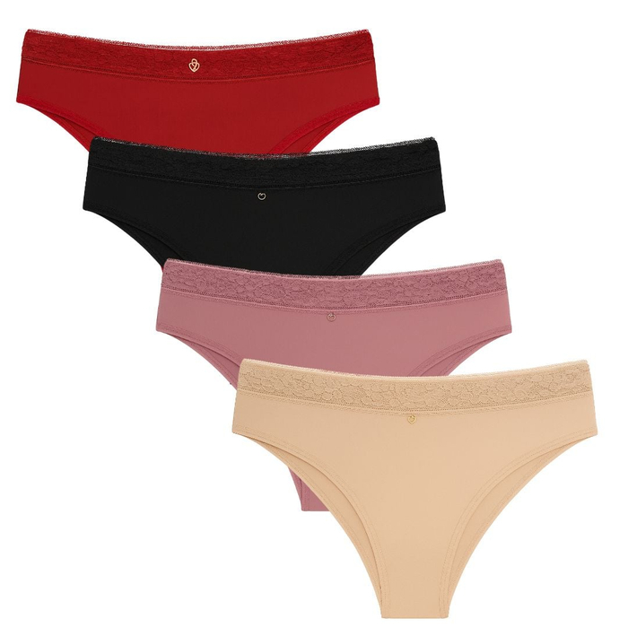 Calcinha Com Detalhe Em Renda Vaydosa Lingerie