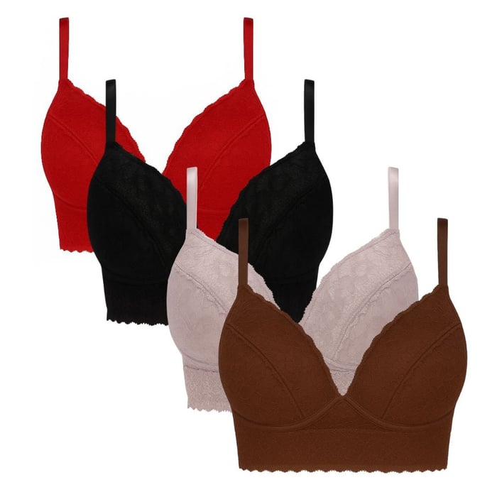 Sutiã Rendado Base Larga Vaydosa Lingerie