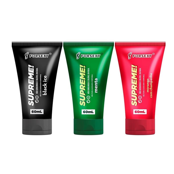 Supreme! Lubrificante Em Gel 60ml Forsexy