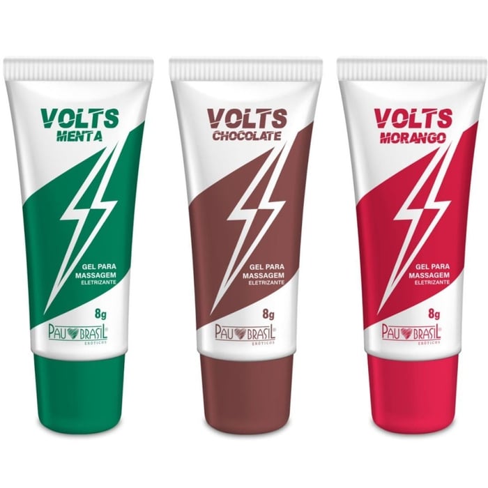 Volts Gel Vibrador Líquido 8g Pau Brasil