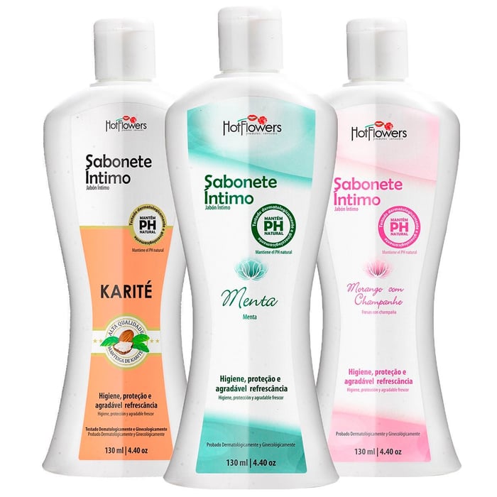 Sabonete íntimo 130ml Hot Flowers