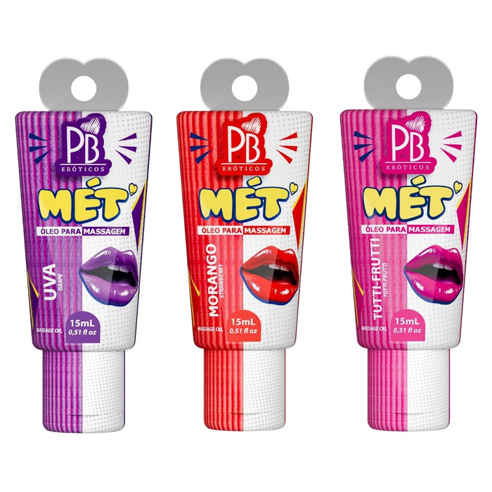 Mét-lub óleo Para Massagem Beijável 15ml La Pimienta