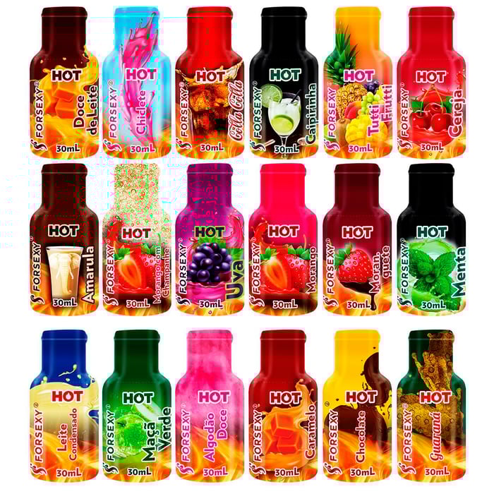 óleo Hot Comestível Com Ação Lubrificante 30ml Forsexy