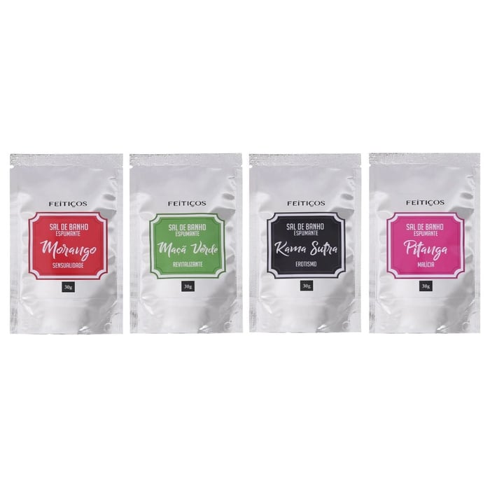 Sal De Banho Espumante Sachê 30g Feitiços