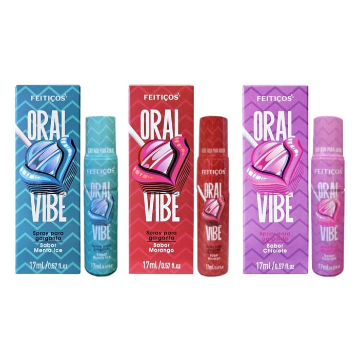 Oral Vibe Spray Vibrante Para Garganta 17ml Feitiços
