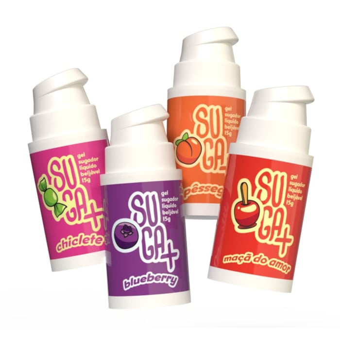 Suga+ Gel Sugador Líquido Beijável 20g Sexy Fantasy