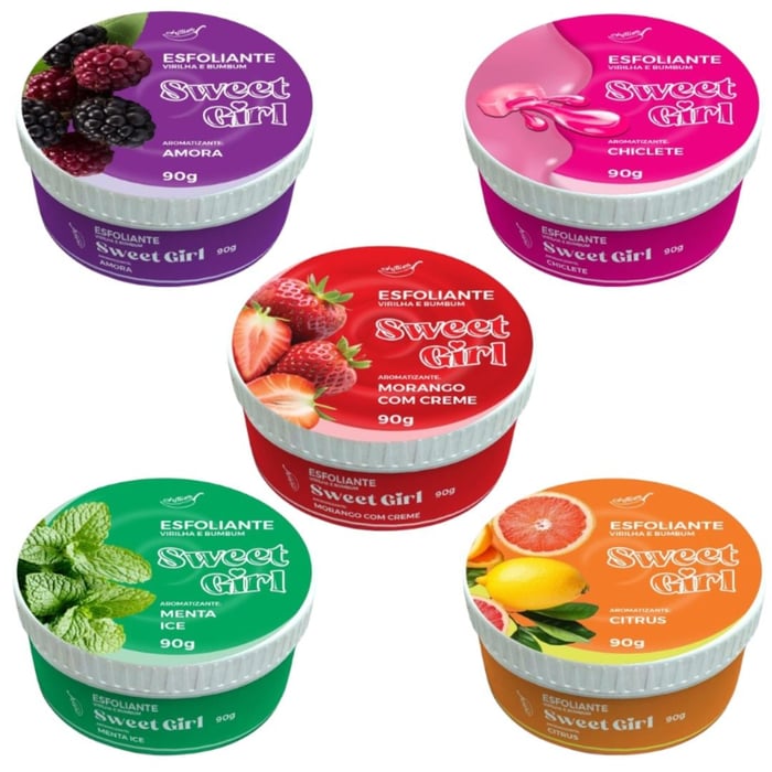 Sweet Girl Esfoliante Para Virilha E Bumbum 90g Chillies