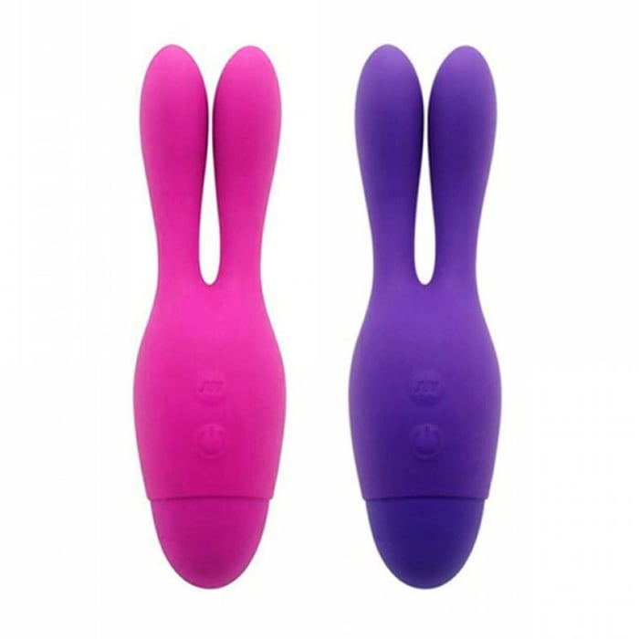 Vibrador Recarregável Formato Coelho Com Longas Orelhas Aphrodisia
