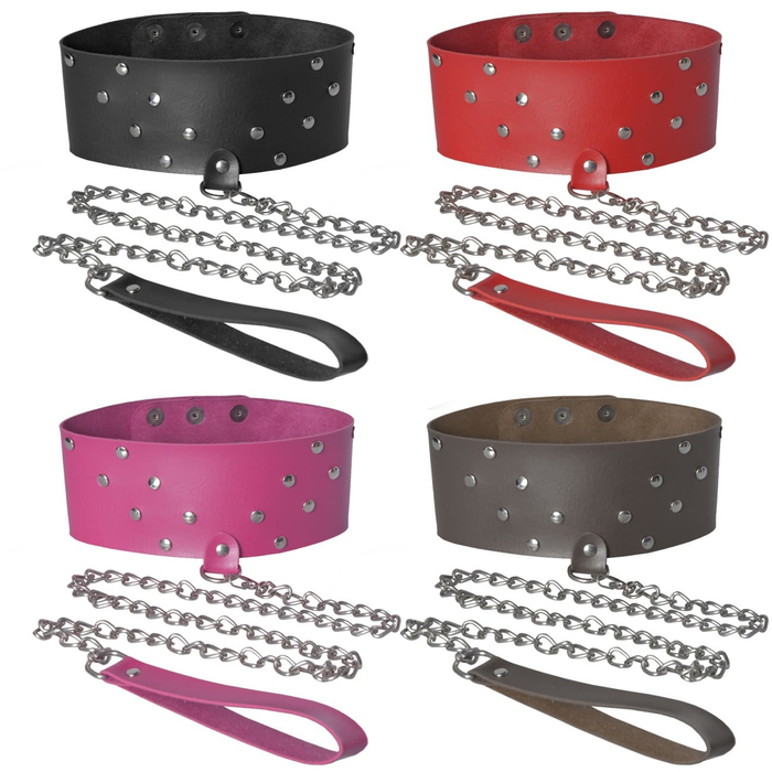 Coleira Scandal Com Guia Dominatrix