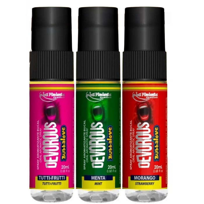 Aromatizante Spray Bucal Bubbalove Devorous 20ml La Pimienta