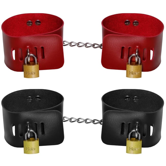 Algema Bracelete Carrara Com Cadeado Dominatrix