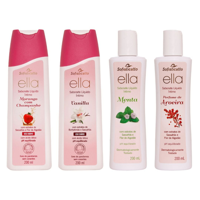 Ella Sabonete íntimo Líquido 200ml Sofisticatto