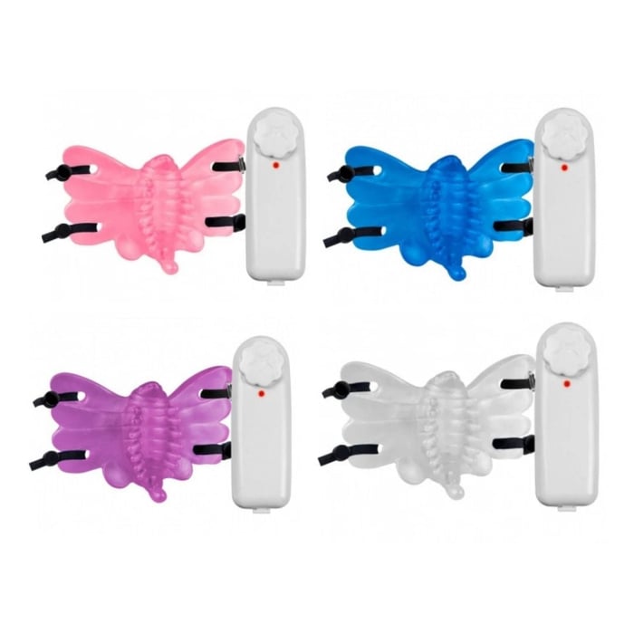 Vibrador Buterfly Em Silicone Vibração Multivelocidade Pau Brasil