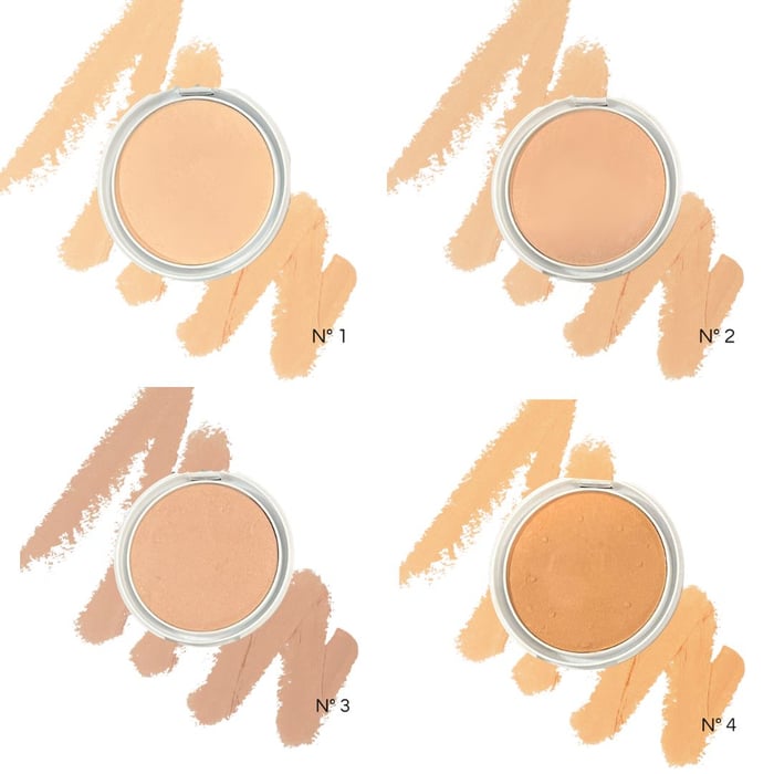 Pó Compacto Tons Claros Linha Basic Green Safira Cosméticos