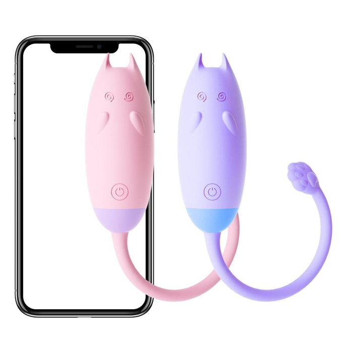 Estimulador Meow Ponto G E Clitóris Com Aplicativo Vibe Toys