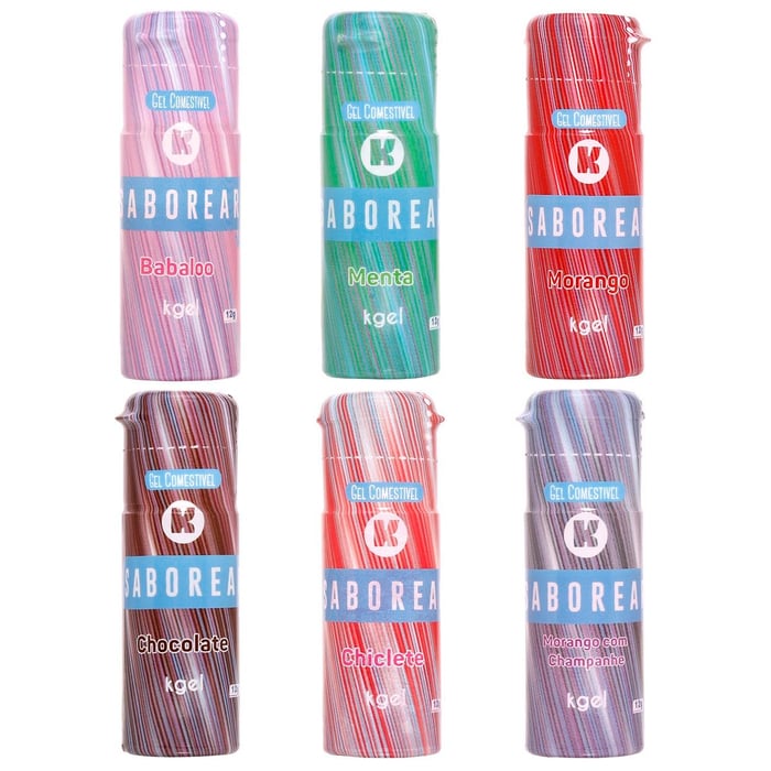 Gel Saborear Comestível  Hot 12g Kgel