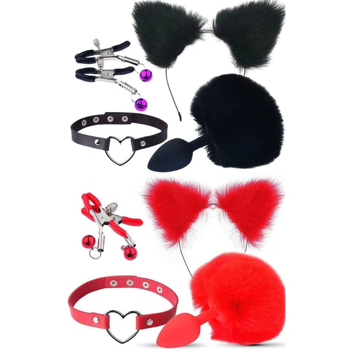 Kit Fox Com 4 Acessórios Eróticos Vibe Toys