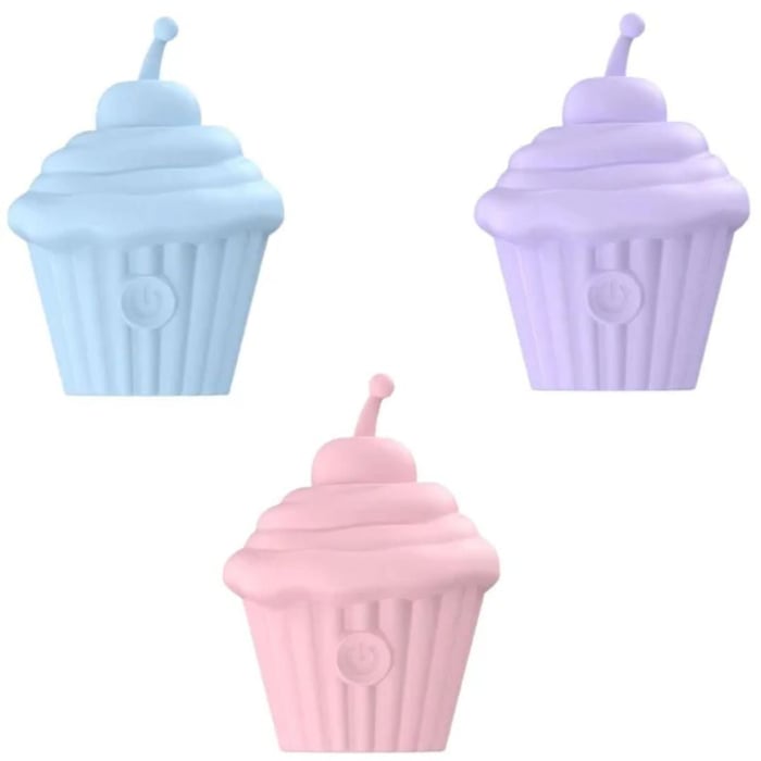 Estimulador Formato De Cupcake 10 Modos De Vibração Vibe Toys