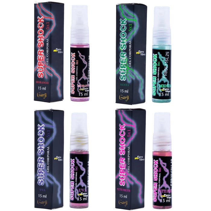 Super Shock Excitante Elétrico 15ml Garji 