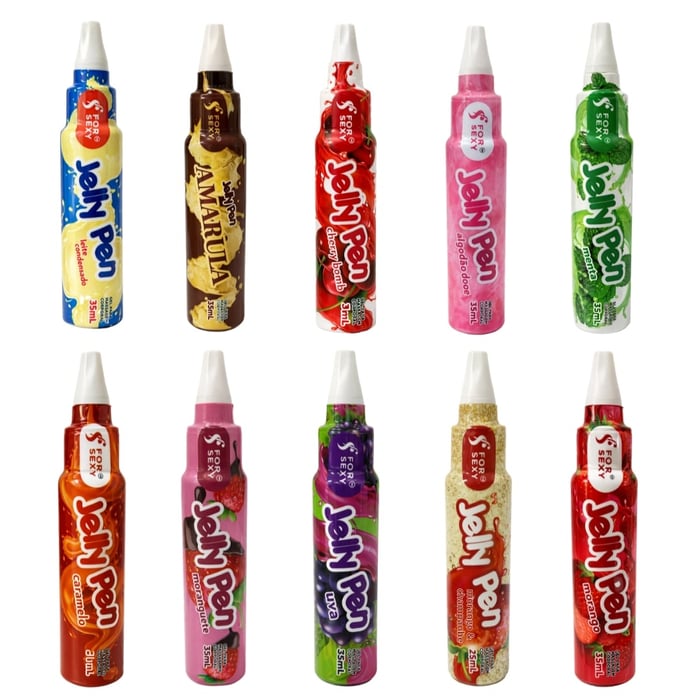 Jelly Pen Caneta Gel Comestível 35ml Forsexy