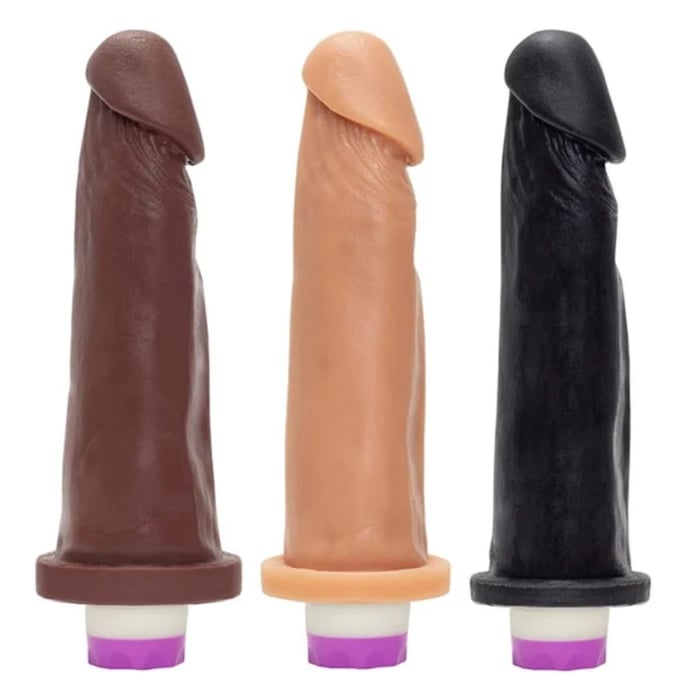 Prótese Maciça Com Vibro 22 X 5cm êxtase