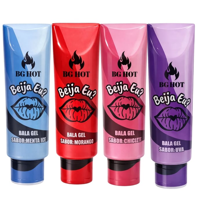 Beija Eu? Bala Em Gel 50g Banho De Gata