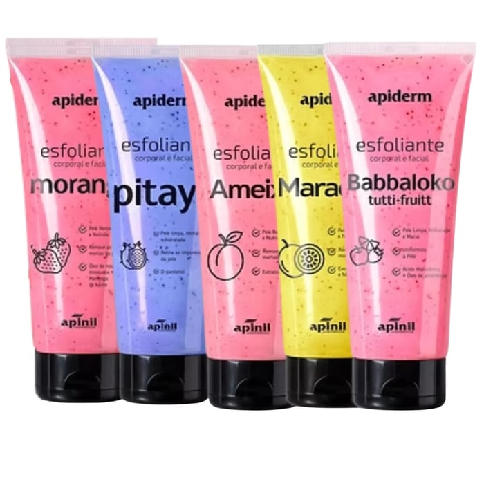 Apiderm Esfoliante Corporal E Facial 190g Apinil Cosméticos