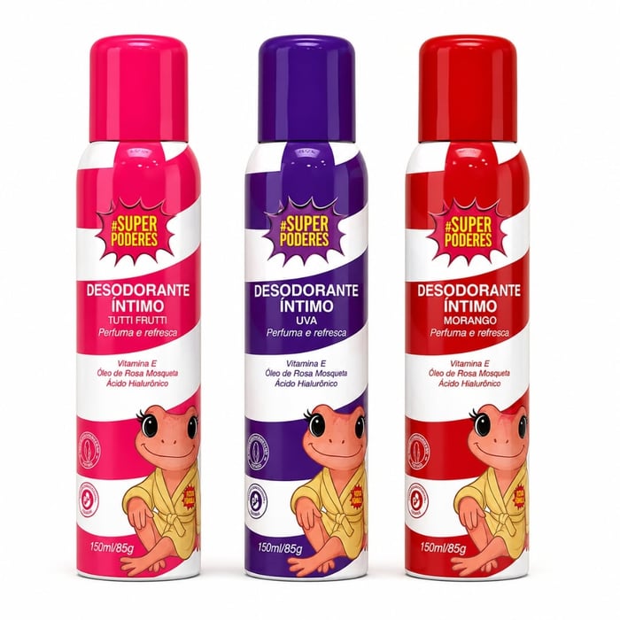 Desodorante íntimo Feminino Super Poderes 150ml Vivai
