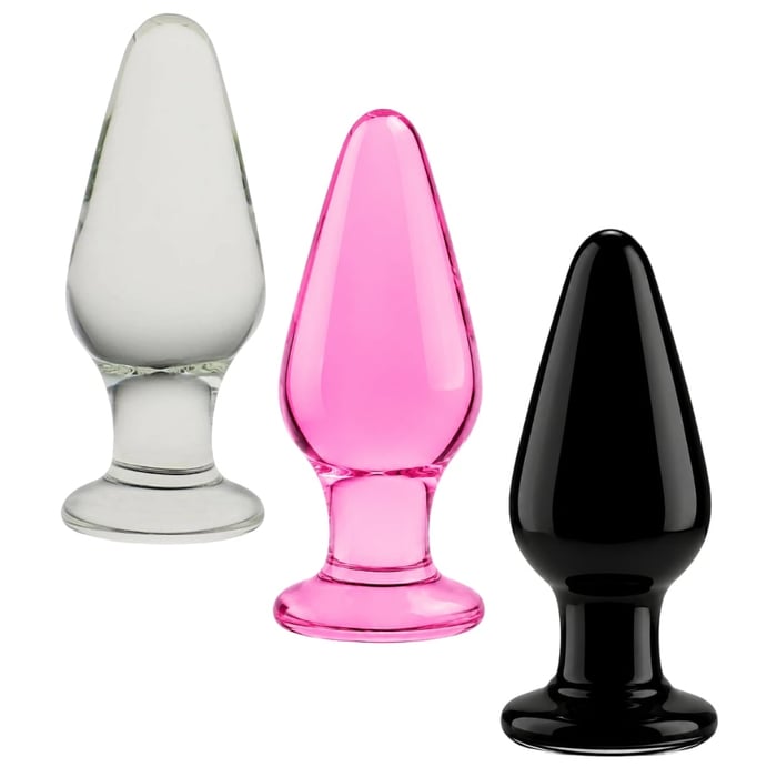 Plug Anal De Vidro Cônico Glass Lovetoy