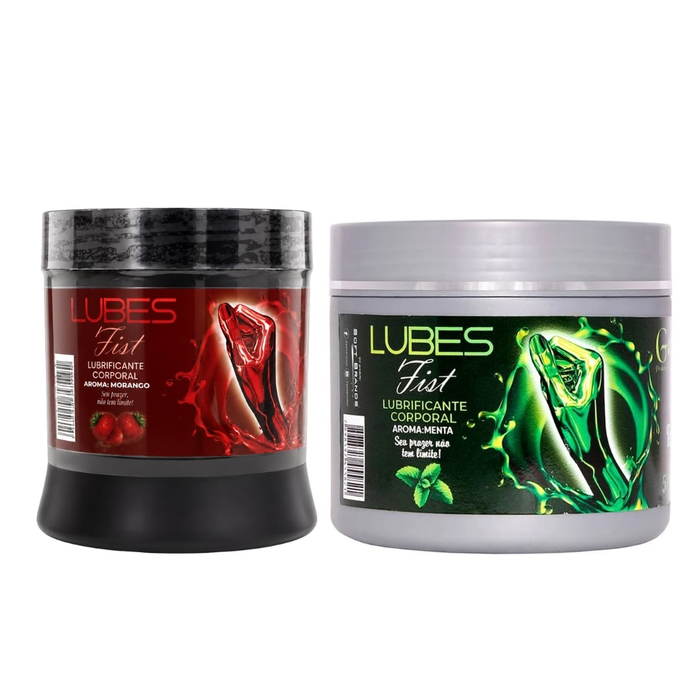 Lubes Fist Lubrificante Beijável Com Aroma Corporal 500g Garji