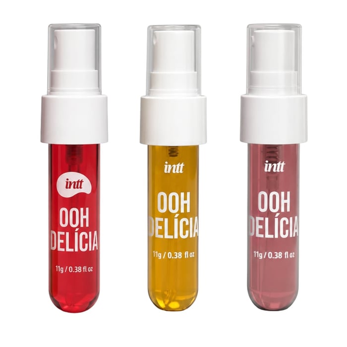 Ooh Delícia Calda Picante Beijável 11g Linha Collors Intt