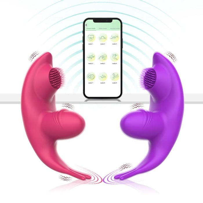 Vibrador Para Calcinha Com Controle Via Aplicativo 9 Vibrações Vibe Toys