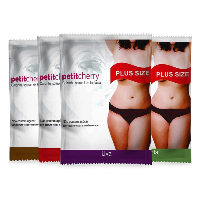 Calcinha Solúvel Petitcherry Plus Size Caminhos Do Amor