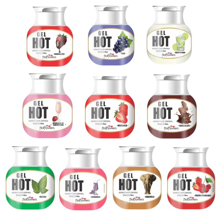 Gel Aromatizante Hot 35ml Hot Flowers