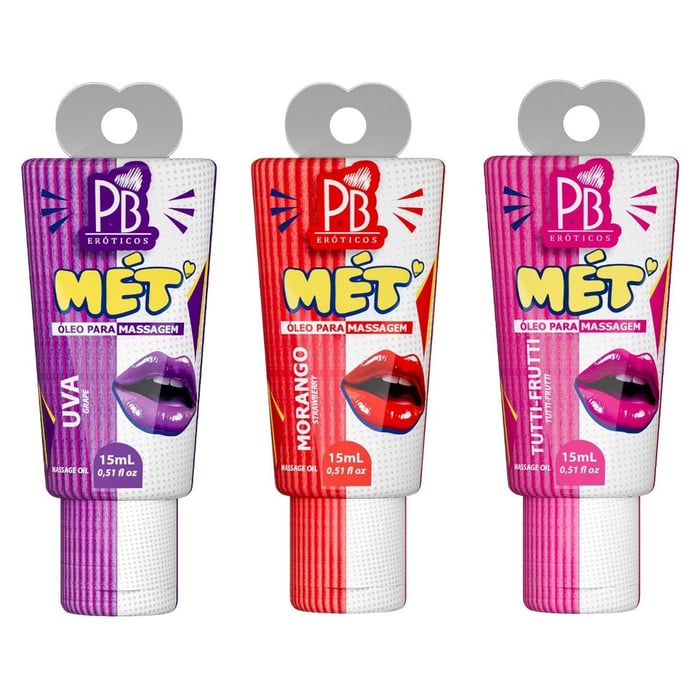 Mét-lub óleo Para Massagem Beijável 15ml La Pimienta