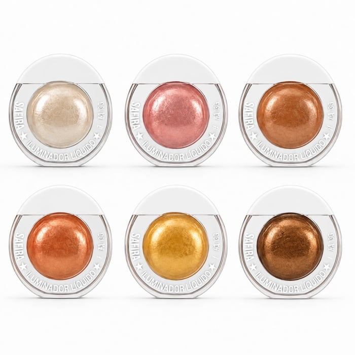 Iluminador Líquido 13g Safira Cosmésticos 