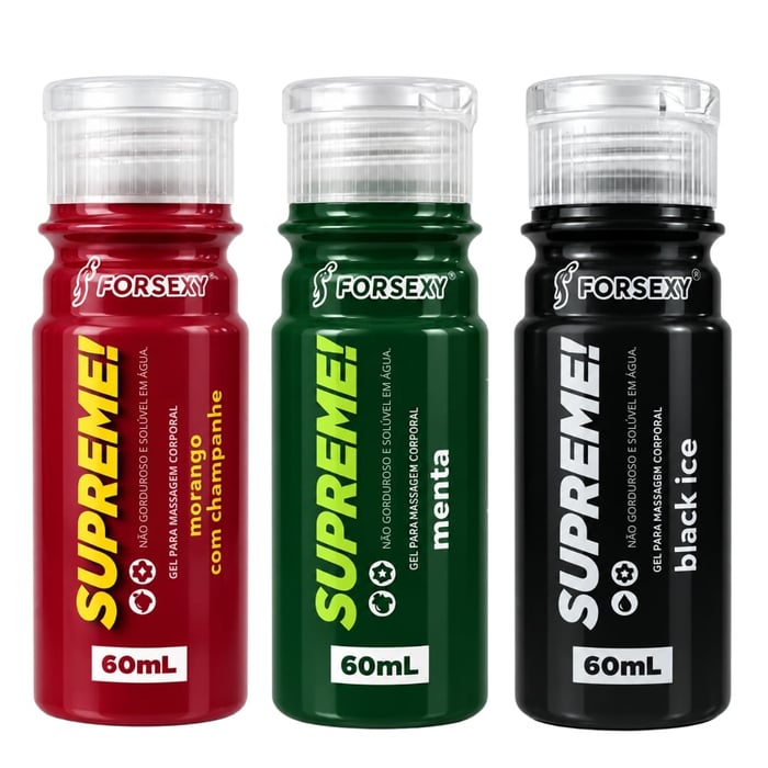 Supreme! Lubrificante Em Gel 60ml Forsexy